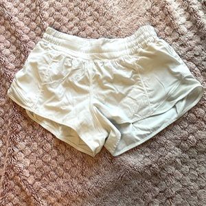 Lululemon size 4 white shorts